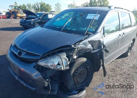 2007 Toyota Sienna Le из США, поврежденный, VIN 5TDZK23C47S049745